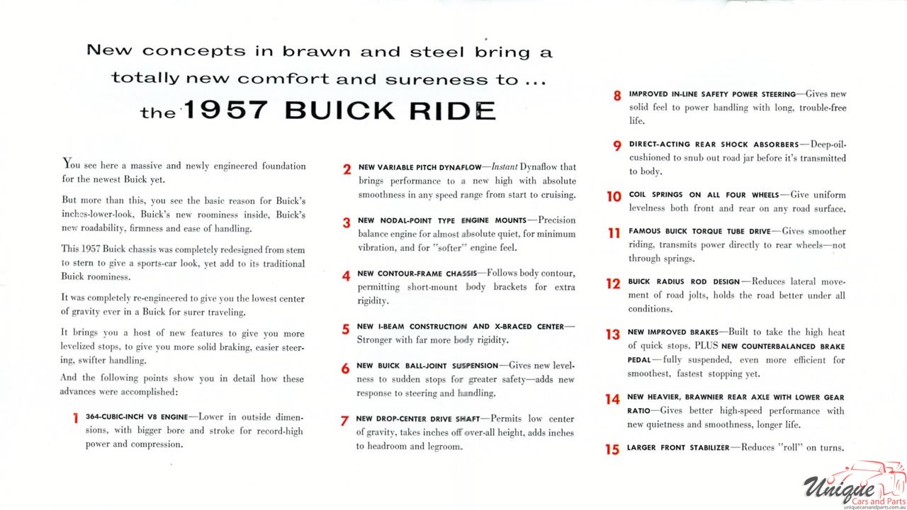 1957 Buick Brochure Page 9
